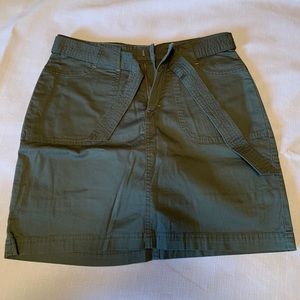 Olive green skort